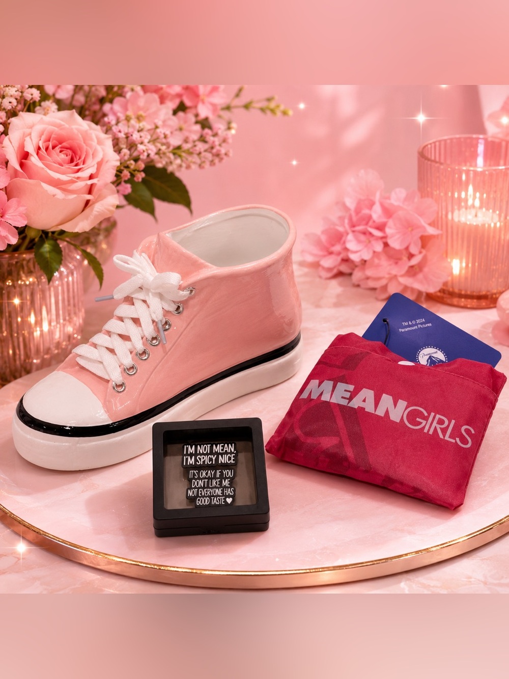 Ceramic Pink High Top and Goodies